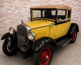 Lot #33 1930 Ford Model A Coupe – Classic Pre-War Automobile – Collector Car & Parade Vehicle