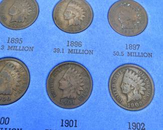 Lot #6 Coin Collecting Album & Folder Collection – Lincoln Cents, Jefferson Nickels, Roosevelt Dimes & U.S. Coin Guide Book