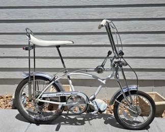 Lot #91 Authentic Vintage 1971 Schwinn Sting-Ray Cotton Picker Krate Bicycle – Original White 5-Speed Muscle Bike – Serial No. M