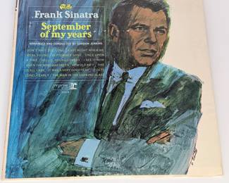 Lot #118 Frank Sinatra September of My Years Vinyl LP Record Album – Grammy-Winning Reprise Records Classic