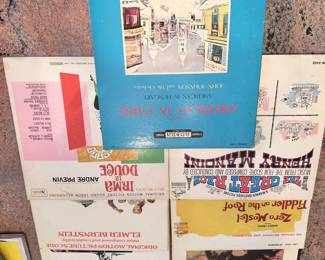 Lot #127 Broadway Cast, Movie Soundtrack & Musical Theater Vinyl Record Collection – Fiddler on the Roof, Hawaii, Irma La Douce