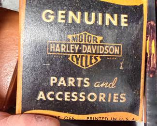 Lot #316 Huge Vintage Harley-Davidson Parts Collection – Mostly 1949 Panhead Components, OEM Parts, Restoration Lot