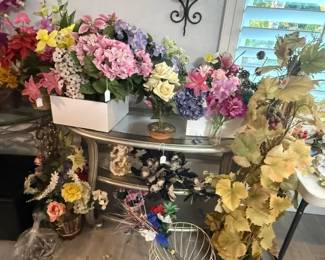 silk flowers