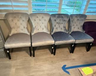 Grey chairs