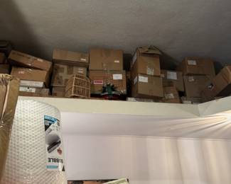 Boutique store decorations, will be unpacked by time of sale