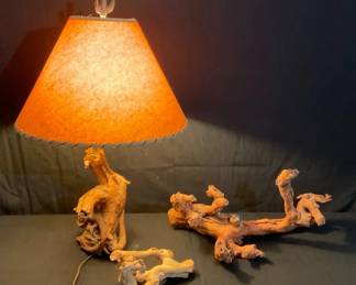 Drift Wood Lamp  Pieces