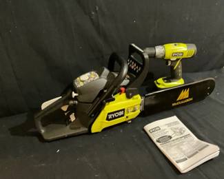Ryobi Power Drill  Chainsaw