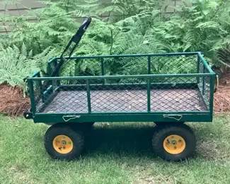 Green Garden Wagon