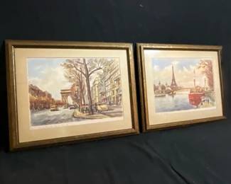 Raphaels French Lithograph Scenes