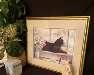 Cat  Plant Decor