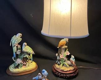 Vintage Ceramic Bird Sculptures