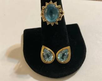 Topaz  14K Jewelry Set