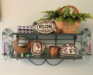 Botanical Welcome Shelf