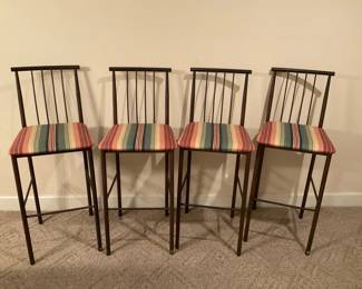 4 Colorful Bar Stools