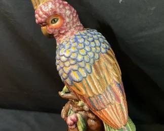 Stangl Majolica Cockatoo Parrot