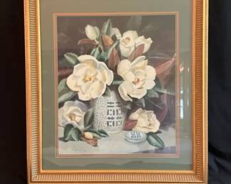 Framed Magnolia Picture