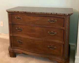 American Drew Marble Top  Chest