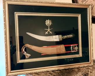 Collectible Knife From Gulf War Saudi Arabia