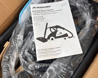 McCulloch steam cleaner NIB!