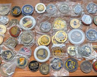 Military collector coins