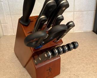 JA Henckels knife block set