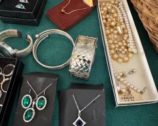Rings and necklace sets ….