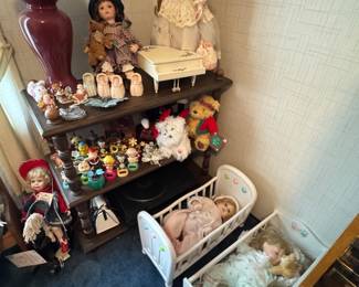 Shelves and doll furniture