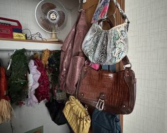 Lots of nice purses and bags