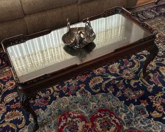 Antique coffee table.