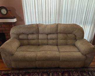 Reclining sofa.