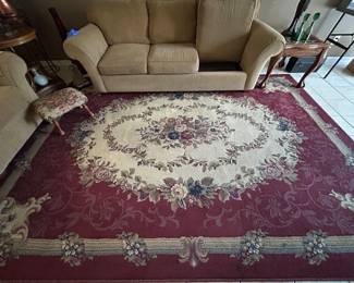 One of several beautiful area rugs.