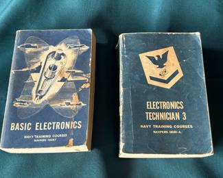 Vintage militray books