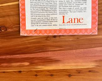 Inside Lane Cedar Chest