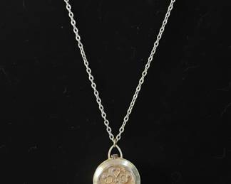 Vintage Namo Antimagnetic Pendant Watch with Chain