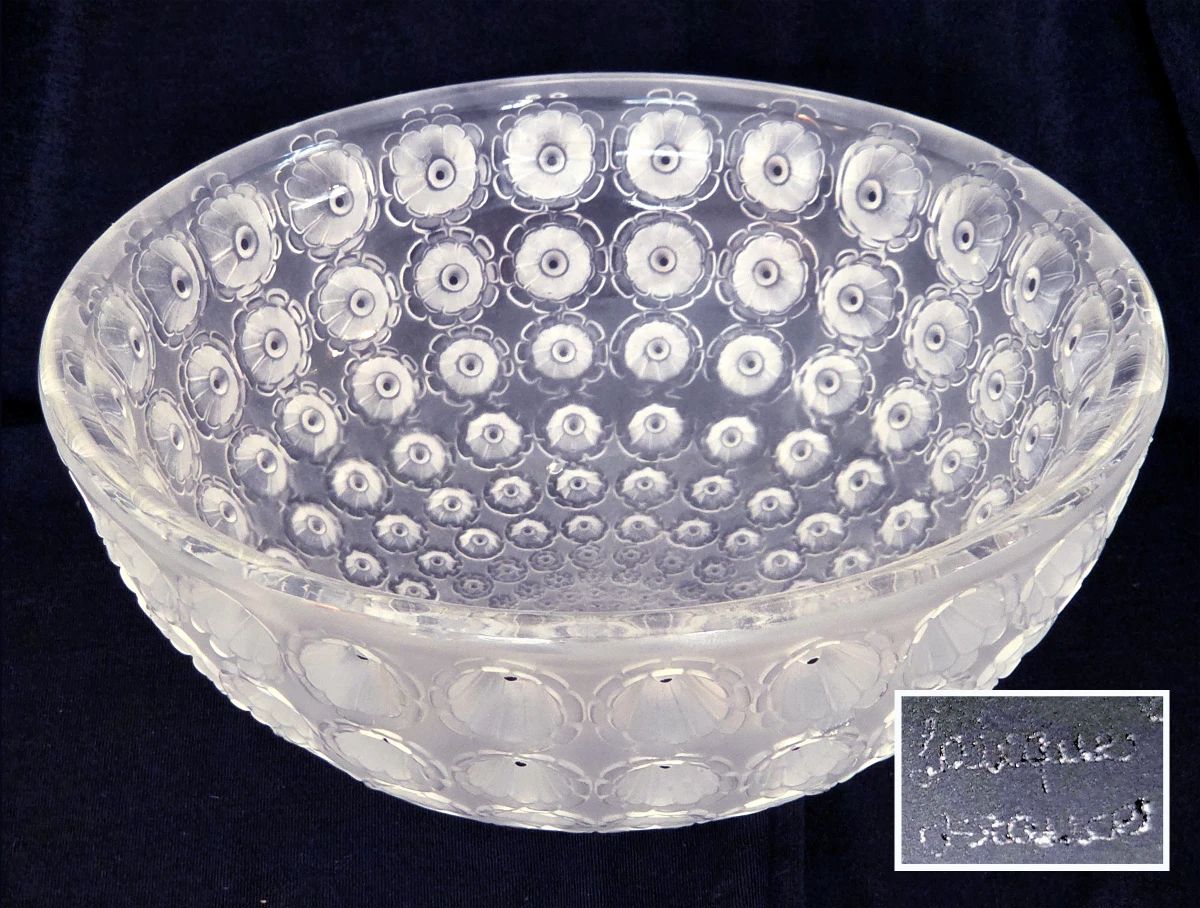 Lalique Nemours Crystal Bowl