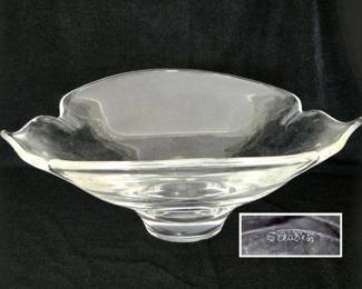Steuben Signed Bowl