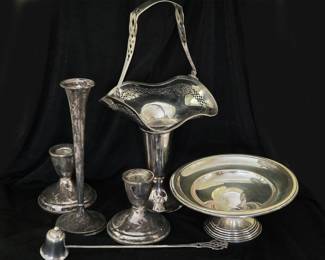 All Sterling and Silver Plated Basket
