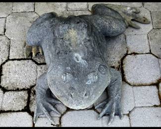 Large Metal Frog