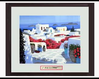 Jean Claude Carsuzan Signed Serigraph with COA