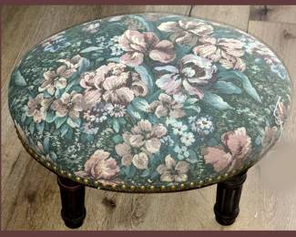 Antique Footstool with Originl Springs