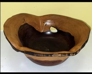 Rustic Root Wood Bowl