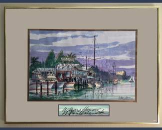 William Harold Hancock (1906-2006) Based Part Time in Ft. Myers; Known Artist 