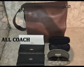 Coach Satchel Wallets and Sunglasses 