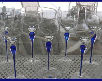Beautiful Mikasa Stemware 9 pcs