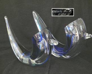 Kosta Boda Modernist Glass Birds