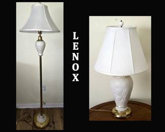 Lenox Flloor and Table Lamps