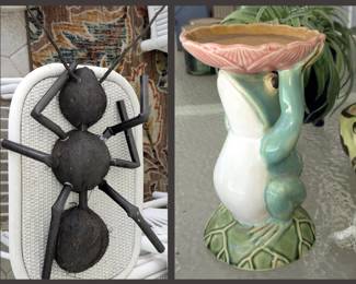 Coconut Ant and Majolica Frog