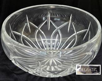 Large Substantial Block Bowl