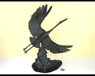 Flying Crane Sculpture
