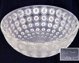 Lalique Nemours Crystal Bowl